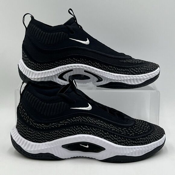 Mens Sz 10 Nike Cosmic Unity 3 Team Athletic Basketball Shoes Black DZ2906 002 - Picture 1 of 8